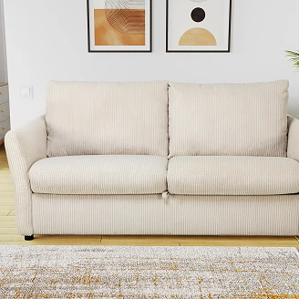 Sovesofa <strong>Sylvre</strong>  Lincoln Perlegrå med Madras 11 cm 178 cm