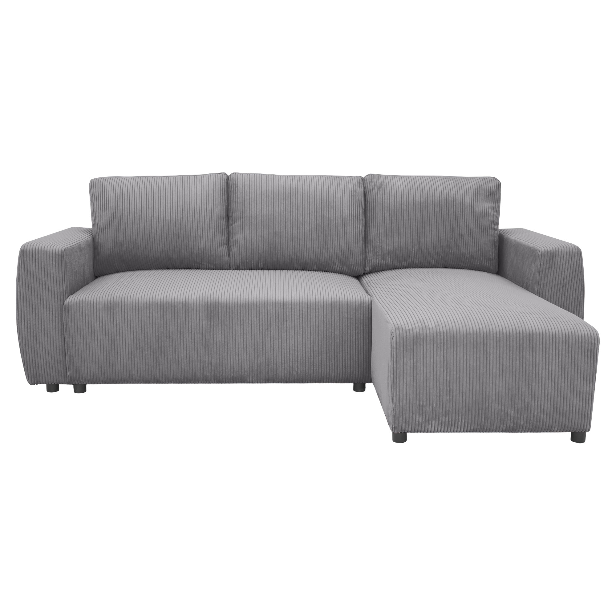 Hjørnesofa Volmi Lincoln Antracit med Opbevaring 224 cm