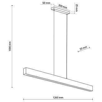 Hængende Lampe <strong>Sol</strong>  Træ Mat 126 cm