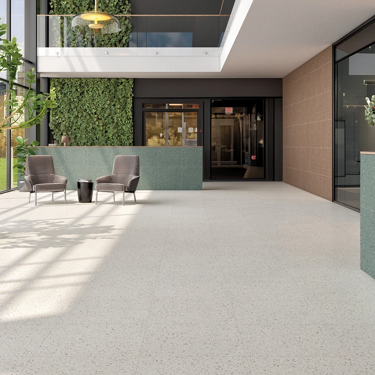 Klinker Nella Hvid Mat 60x60 cm