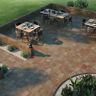 Udendørs Klinker <strong>Lövsta</strong>  Terrakotta Mat 20x20 cm Tykkelse 20 mm