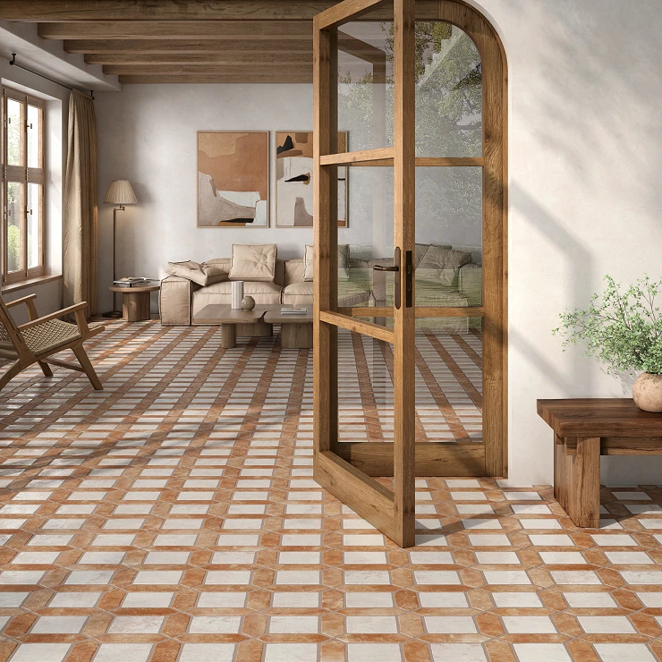 Klinker Lindvik Terrakotta-Blanding Mat 40x60 cm