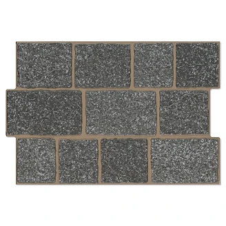 Klinker <strong>Norham</strong>  Sort Mat 40x60 cm