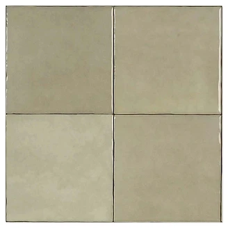 Estudio Vægflise <strong>Zellij</strong>  Khaki Blank 13x13 cm