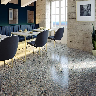 Terrazzo <strong>Gra Veneziana</strong>  Arcobaleno Mat 40x40 cm