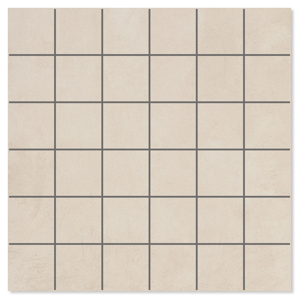 Mosaik Klinker Direct Beige Mat 30x30 (5x5) cm
