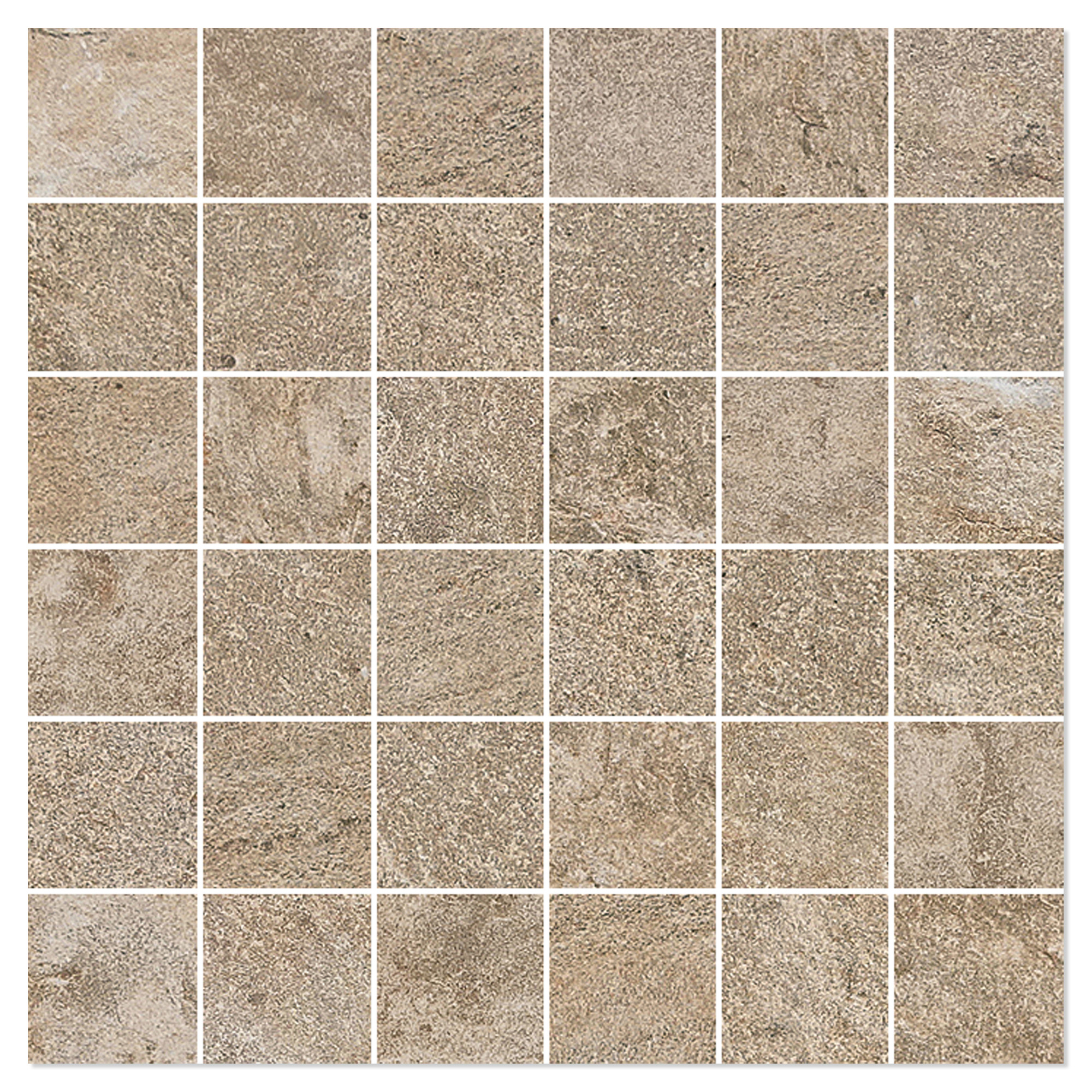 Novoceram Mosaik Klinker Losa Kalcit Mat 30x30 (5x5) cm