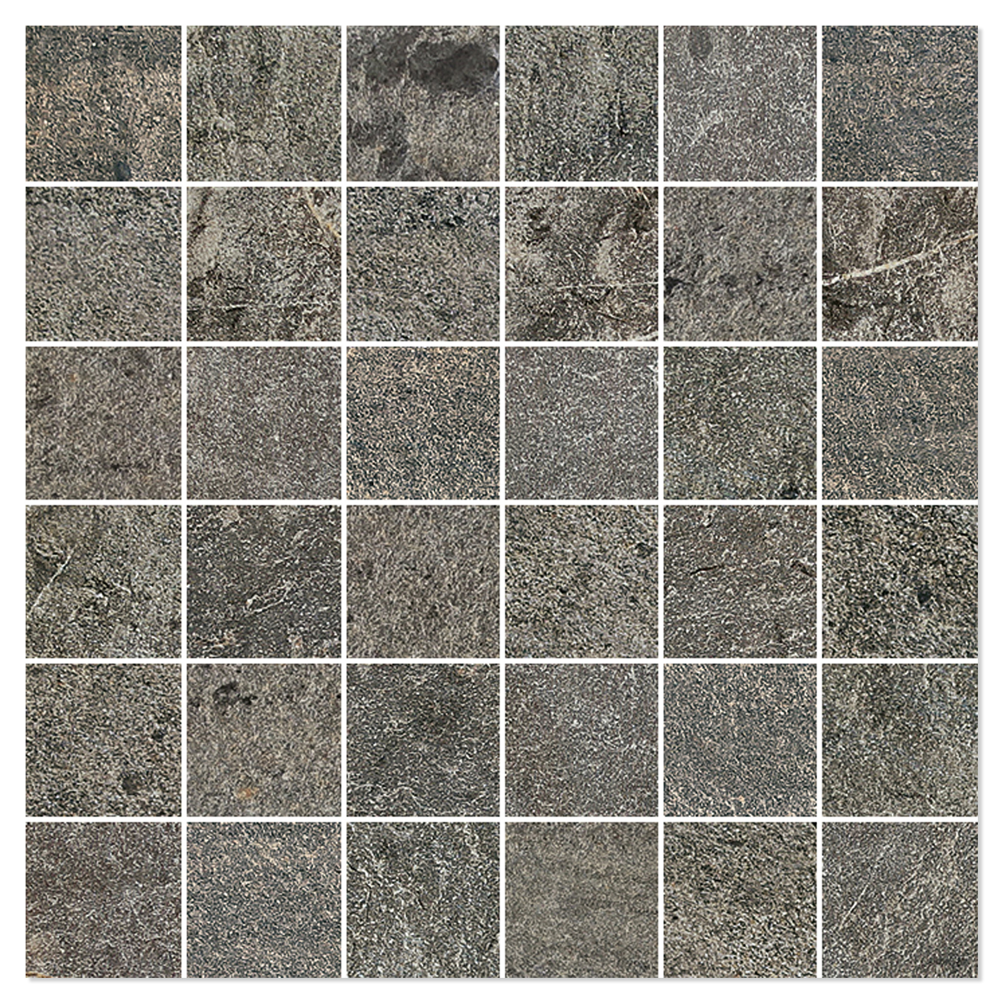 Novoceram Mosaik Klinker Losa Grafit Mat 30x30 (5x5) cm