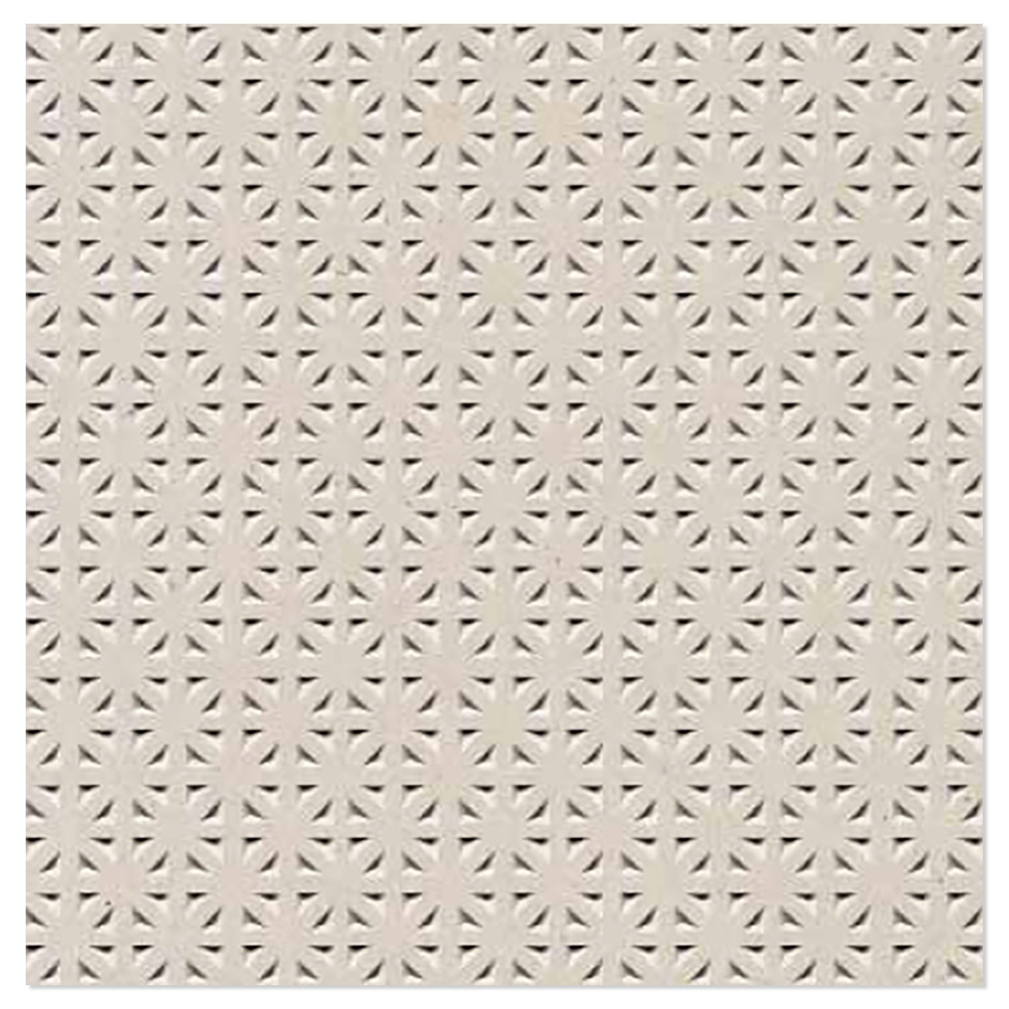 Novoceram Klinker Standard Hvid Cremefarvet Diamantspids Mat 30x30 cm