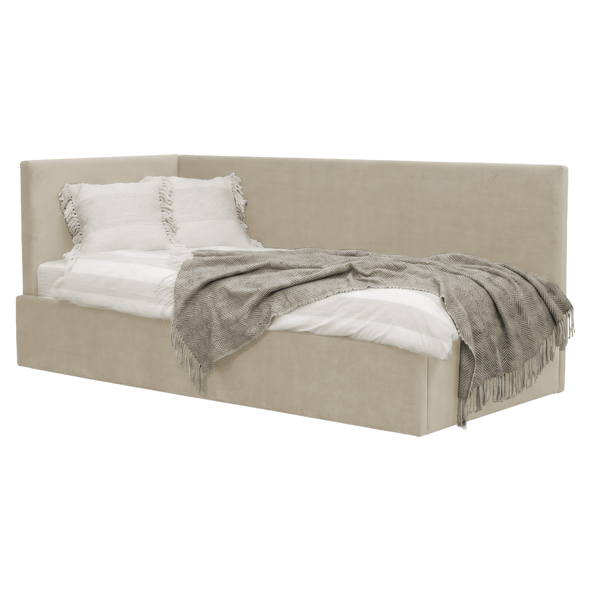 Sengestel Altiro Beige med Opbevaring 90x200 cm
