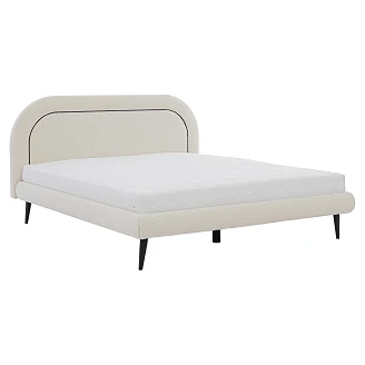 Sengestel <strong>Nuvo</strong>  Hvid med Integreret Lamelbund 160x200 cm