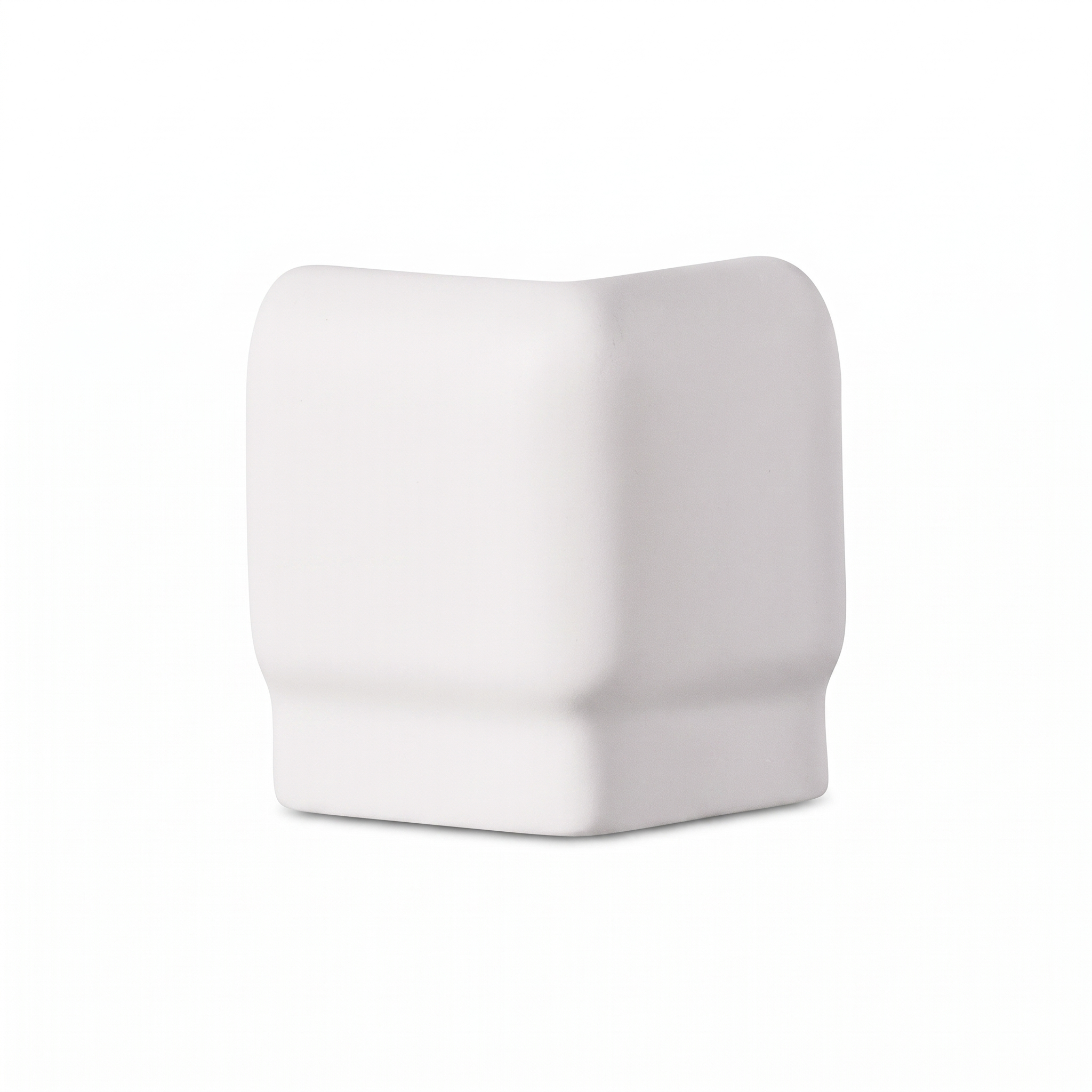 Mainzu Dekor Vægflise Chroma Indvendig Hjørnebeskytter Hvid Mat 5x5 cm