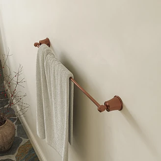 Omnires Håndklædestang <strong>Art Line</strong>  Børstet Antik Kobber Mat 65 cm