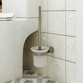 Omnires Toiletbørste <strong>Art Line</strong>  Krom Blank