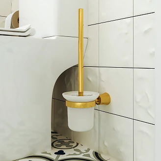 Omnires Toiletbørste <strong>Art Line</strong>  Guld Blank