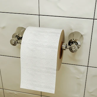 Omnires Toiletpapirholder <strong>Art Line</strong>  Krom Blank