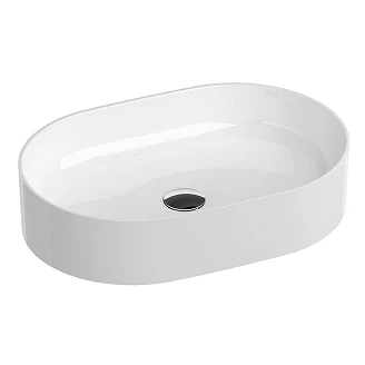 Ravak Håndvask <strong>Ceramic Slim</strong>  Oval Sort Mat 55 cm