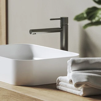Ravak Håndvaskarmatur Nox Børstet Grafit Mat 28 cm