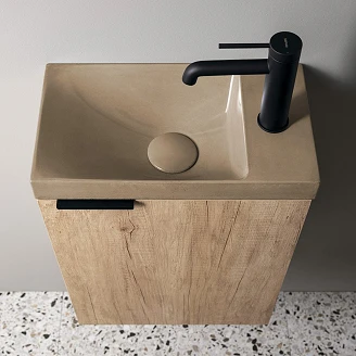Håndvask Laro Sand Halvblank 40 cm