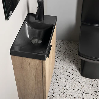 Håndvask Laro Antracit Halvblank 40 cm
