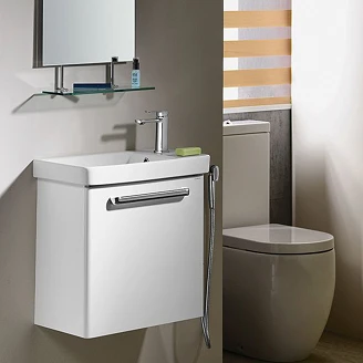 Underskab Lunelle Hvid 55 cm med Vask Hvid