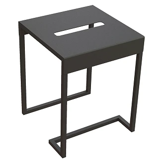 TILBUD Badeværelsesskammel <strong>Correo</strong>  Sort Mat