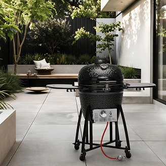 Köler Kulgrill <strong>Kamado</strong>  EG22-GAS Sort 65x67x79 cm