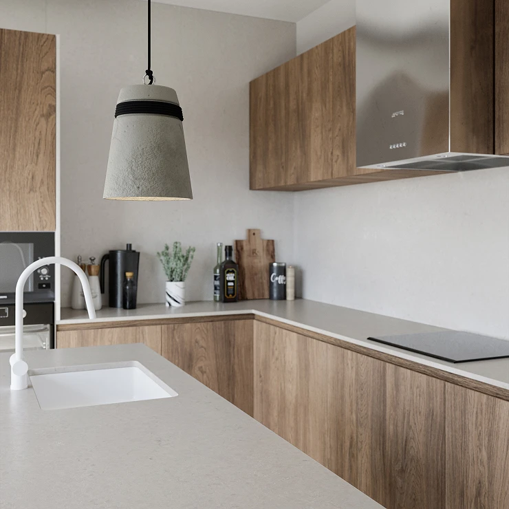 Cosentino Målbestilt Bordplade Silestone Motion Grey Polerad, 1.2 cm