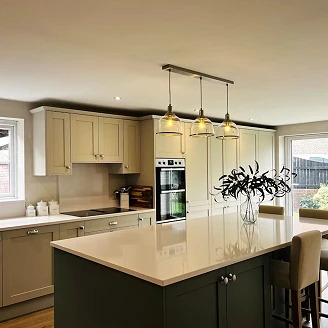 Cosentino Målbestilt Bordplade Silestone White Storm 14 Polerad, 1.2 cm