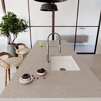 Cosentino Målbestilt Bordplade Silestone Concrete Pulse Matt, 2 cm