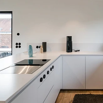 Cosentino Målbestilt Bordplade Silestone Miami White 17 Matt, 1.2 cm