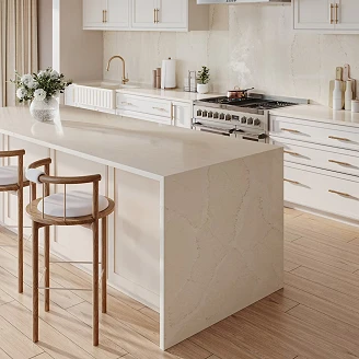 Cosentino Målbestilt Bordplade Silestone Calacatta Tova Polerad, 3 cm