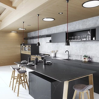 Cosentino Målbestilt Bordplade Silestone Charcoal Soapstone Matt, 1.2 cm