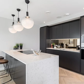 Cosentino Målbestilt Bordplade Silestone White Arabesque Matt, 2 cm