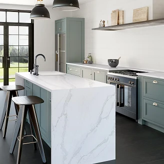 Cosentino Målbestilt Bordplade Silestone Et. Calacatta Gold Matt, 1.2 cm