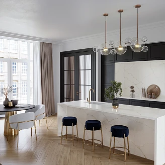 Cosentino Målbestilt Bordplade Silestone Blanc Élysée Polerad, 1.2 cm