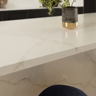 Cosentino Målbestilt Bordplade Silestone Blanc Élysée Polerad, 3 cm