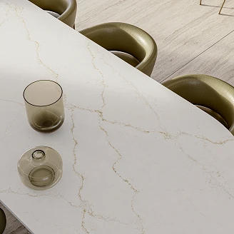 Cosentino Målbestilt Bordplade Silestone Blanc Élysée Matt, 1.2 cm