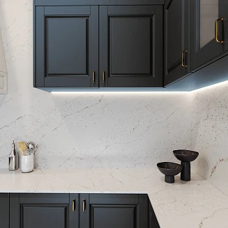 Cosentino Målbestilt Bordplade Silestone Eclectic Pearl Polerad, 2 cm