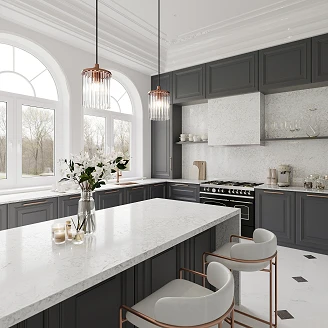 Cosentino Målbestilt Bordplade Silestone Rivière Rose Polerad, 2 cm