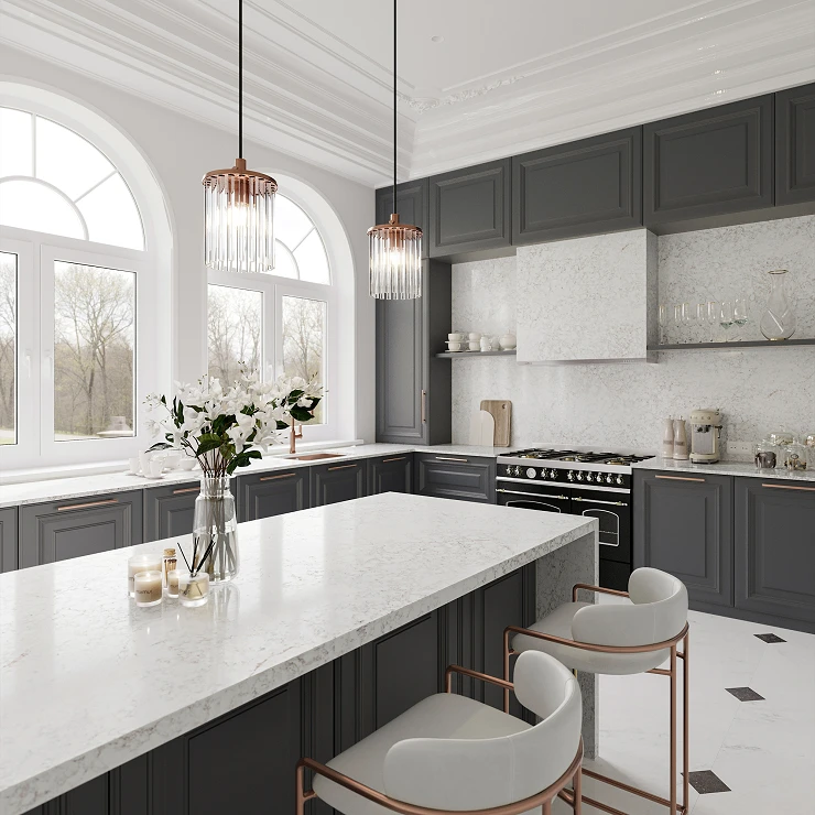 Cosentino Målbestilt Bordplade Silestone Rivière Rose Polerad, 2 cm