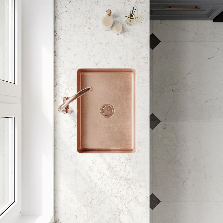 Cosentino Målbestilt Bordplade Silestone Rivière Rose Matt, 2 cm
