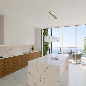 Cosentino Målbestilt Bordplade Silestone Versailles Ivory Polerad, 2 cm