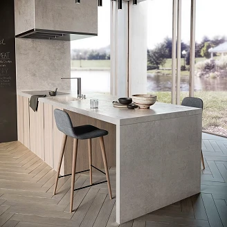 Cosentino Målbestilt Bordplade Dekton Kreta Matt, 0.8 cm