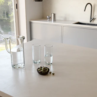 Cosentino Målbestilt Bordplade Dekton Nacre Tekstureret Velvet, 1.2 cm