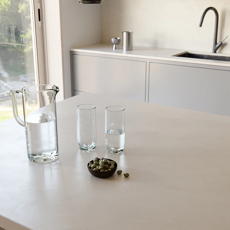 Cosentino Målbestilt Bordplade Dekton Nacre Tekstureret Velvet, 1.2 cm