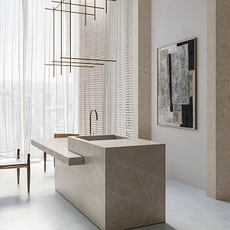 Cosentino Målbestilt Bordplade Dekton Adia Tekstureret Matt, 0.8 cm