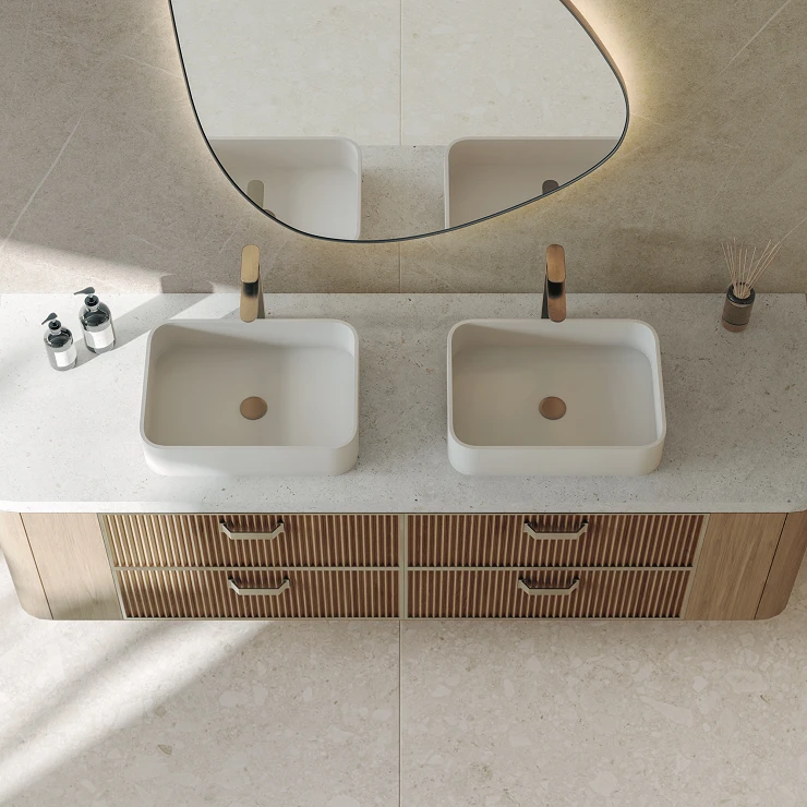 Cosentino Målbestilt Bordplade Dekton Adia Tekstureret Matt, 1.2 cm