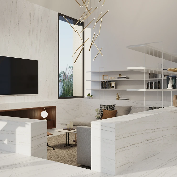 Cosentino Måltilpasset Vægpladee Dekton Neural Tekstureret Velvet, 0.4 cm