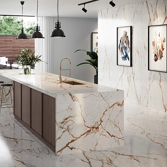 Cosentino Målbestilt Bordplade Dekton Awake Polerad, 0.8 cm